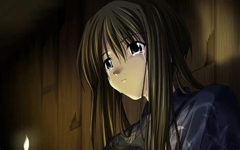 chica anime triste